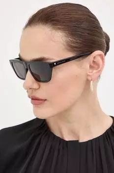 Солнцезащитные очки Bottega Veneta, черный