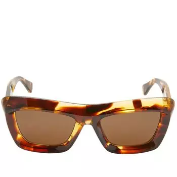 Солнцезащитные очки Bottega Veneta Eyewear Scoop, коричневый