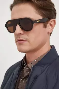 Солнцезащитные Очки Bottega Veneta, коричневый