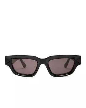 Солнцезащитные очки Bottega Veneta Narrow, черный