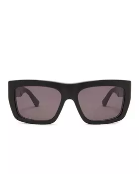 Солнцезащитные очки Bottega Veneta New Triangle Acetate, цвет Shiny Black