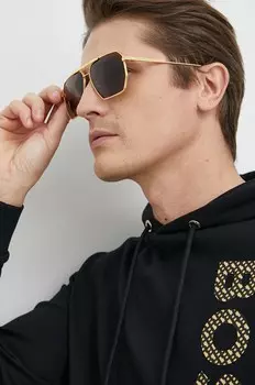 Солнцезащитные очки Bottega Veneta, золотой