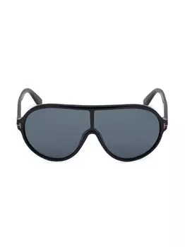 Солнцезащитные очки Brenton Pilot Tom Ford, черный