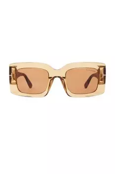 Солнцезащитные очки бригитта Tom Ford, бежевый