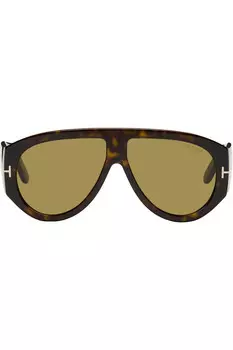 Солнцезащитные очки Bronson Tom Ford, коричневый
