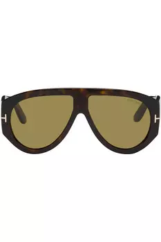 Солнцезащитные очки Bronson Tom Ford, коричневый