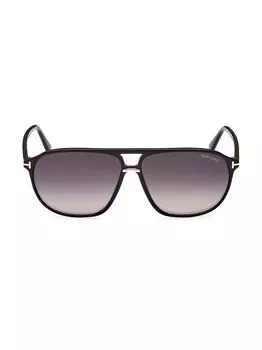 Солнцезащитные очки Bruce 61MM Navigator Tom Ford, черный