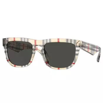 Солнцезащитные очки Burberry BE 4431U 412287 56 мм унисекс в квадратной оправе, цвет vintage check