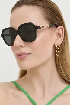 Солнцезащитные очки Burberry, черный