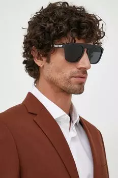 Солнцезащитные очки Burberry, черный