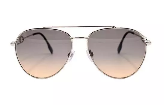 Солнцезащитные очки Burberry Gradient женские, серебряный