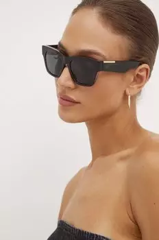 Солнцезащитные очки Burberry, коричневый