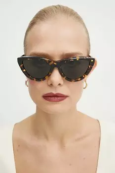 Солнцезащитные очки Burberry, коричневый