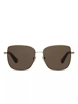 Солнцезащитные очки Burberry Logo Square, золотой