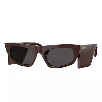 Солнцезащитные очки Burberry PALMER BE 4385 403787 55 мм унисекс модные, коричневый