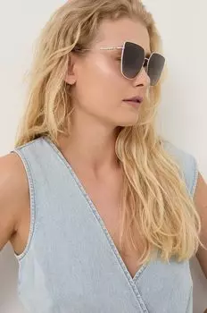 Солнцезащитные очки Burberry, серый