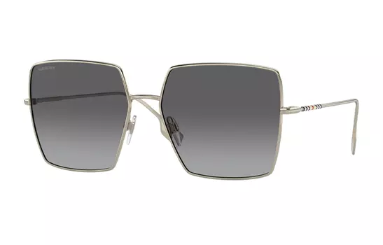 Солнцезащитные очки Burberry, светло-золотой