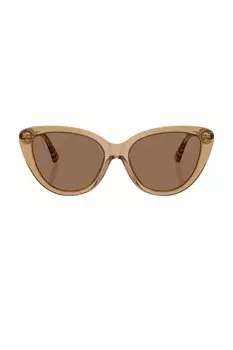 Солнцезащитные очки Burberry в стиле "кошачий глаз", brown