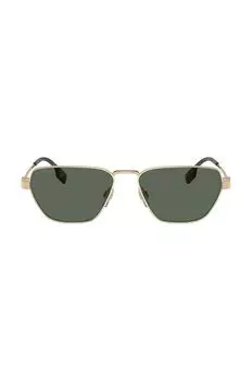 Солнцезащитные очки Burberry, зеленый