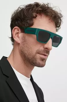 Солнцезащитные очки Burberry, зеленый