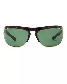 Солнцезащитные очки BV1348S Bottega Veneta, цвет Havana & Green