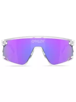 Солнцезащитные очки BXTR с зеркальными линзами Oakley, белый