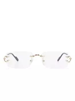 Солнцезащитные очки C de Cartier Cartier Eyewear, золотой
