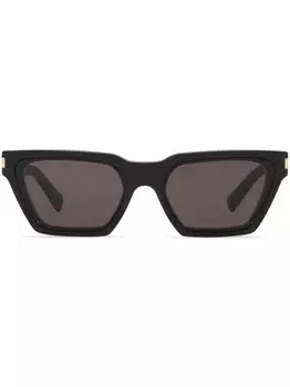 Солнцезащитные очки Calista в квадратной оправе Saint Laurent Eyewear, черный