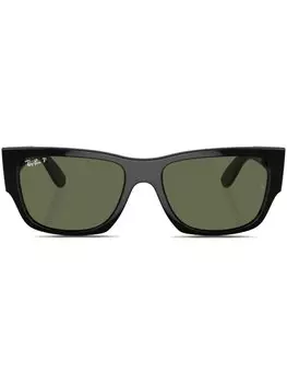 Солнцезащитные очки Carlos в прямоугольной оправе Ray-Ban, черный