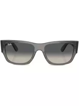 Солнцезащитные очки Carlos в прямоугольной оправе Ray-Ban, серый