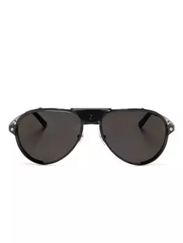 Солнцезащитные очки Cartier Eyewear Santos De Cartier, черный