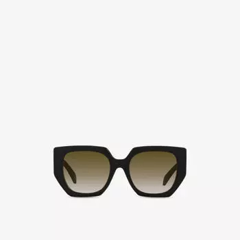 Солнцезащитные очки Celine в оправе с бабочками, черный