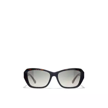 Солнцезащитные очки ch5516 в ацетатной оправе-бабочке Chanel, синий