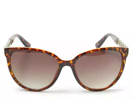 Солнцезащитные очки Chain Reaction Round Kelly & Katie, Brown/Black Tortoise Shell