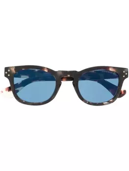 Солнцезащитные очки черепаховой расцветки Cutler & Gross, синий