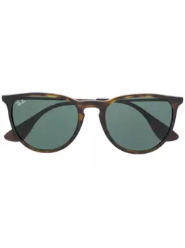 Солнцезащитные очки черепаховой расцветки Ray-Ban, коричневый