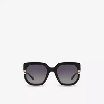 Солнцезащитные очки Chloe квадратные ацетатные, черный