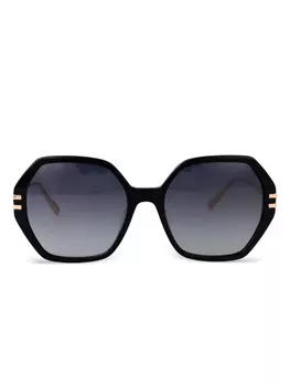 Солнцезащитные очки Chopard Eyewear в геометрической оправе, розовый