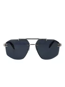 Солнцезащитные очки Chopard Eyewear в геометрической оправе, металлик