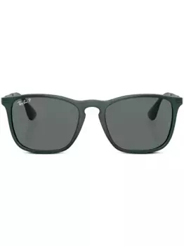 Солнцезащитные очки Chris в квадратной оправе Ray-Ban, зеленый