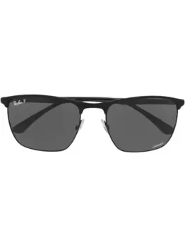 Солнцезащитные очки Chrominance в квадратной оправе Ray-Ban, черный