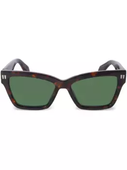 Солнцезащитные очки Cincinnati в прямоугольной оправе Off-White Eyewear, коричневый