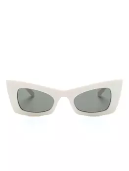 Солнцезащитные очки Classic в оправе 'кошачий глаз' Saint Laurent Eyewear, белый