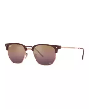 Солнцезащитные очки Clubmaster бордово Ray-Ban, красный