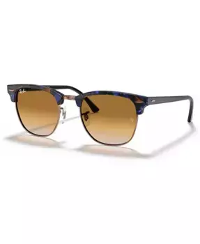 Солнцезащитные очки, CLUBMASTER FLECK RB3016 Ray-Ban, коричневый