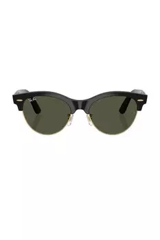 Солнцезащитные очки Clubmaster Ray-Ban, black & gold