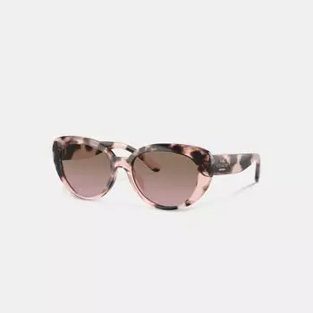 Солнцезащитные очки Coach Cateye Sunglasses, цвет Pink Tortiose