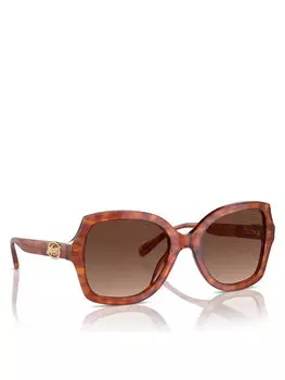 Солнцезащитные очки Coach, коричневый