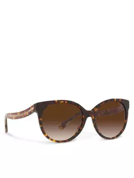 Солнцезащитные очки Coach, коричневый