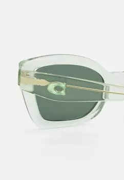 Солнцезащитные очки Coach, прозрачные фисташковые